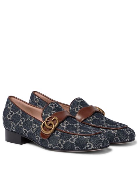 gucci loafers denim|gucci loafers zara.